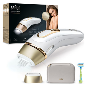 Braun Silk-expert Pro 5, valge/kuldne - IPL Fotoepilaator