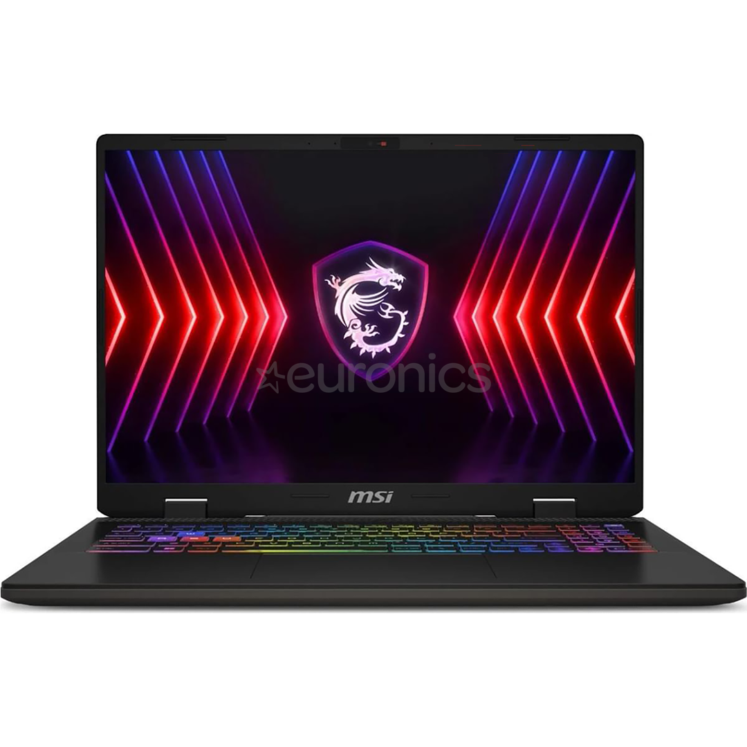 MSI Sword 16 HX B14V, 16'', FHD+, 144 Hz, i7, 16 GB, 1 TB, RTX 4070, W11, ENG - Sülearvuti