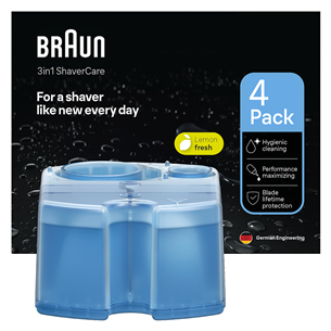 Braun, 4 tшт. - Картридж для очистки бритвы