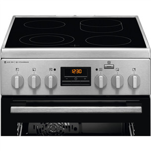 Electrolux, 58 L, inox - Freestanding Ceramic Cooker