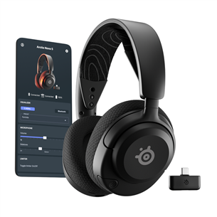 Steelseries Arctis Nova 5 Wireless, must - Juhtmevaba peakomplekt