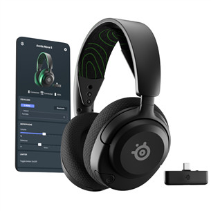 Steelseries Arctis Nova 5X Wireless, must - Juhtmevaba peakomplekt