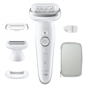 Braun Silk epil 9, Wet & Dry, white - Epilator SES9041