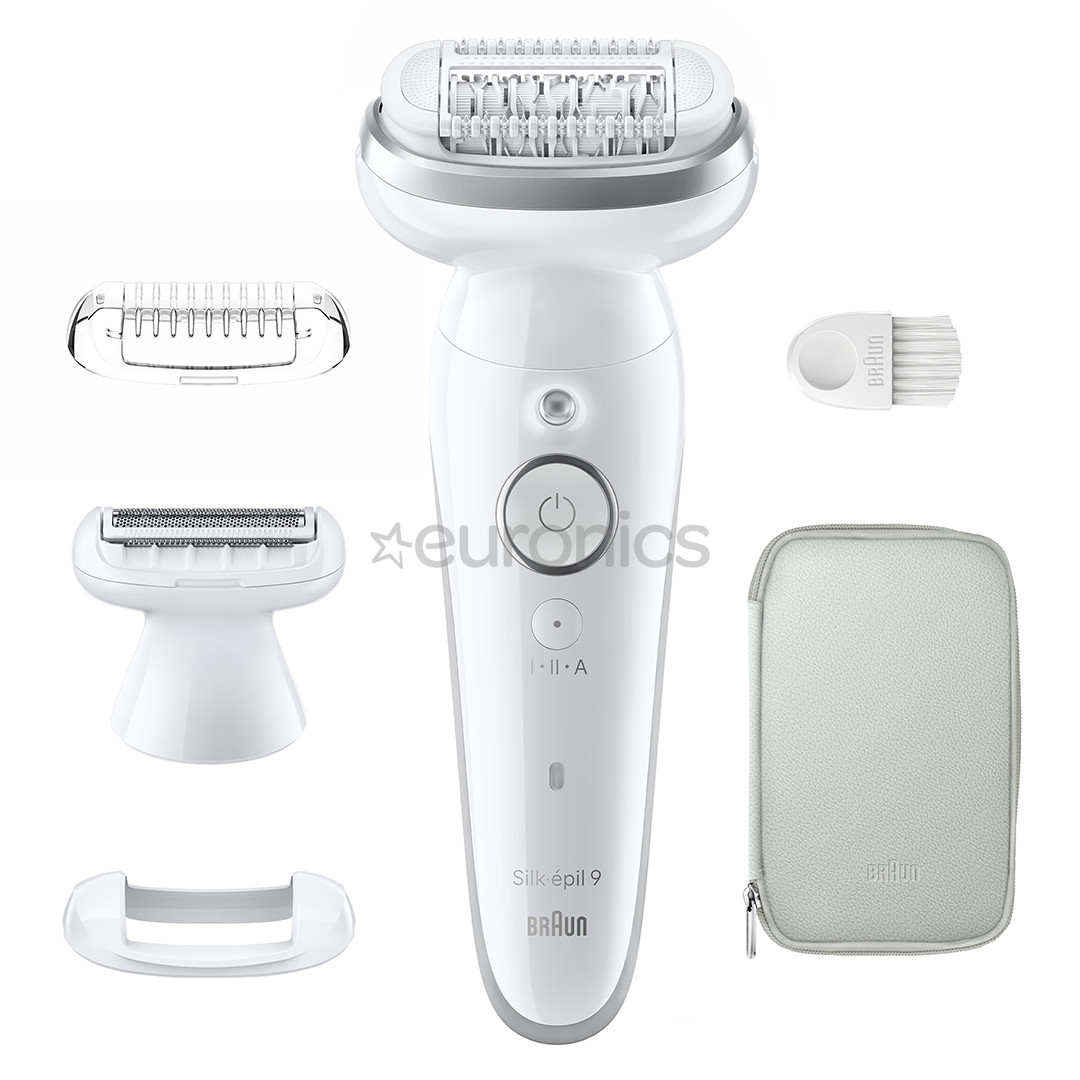 Braun Silk epil 9, Wet & Dry, white - Epilator