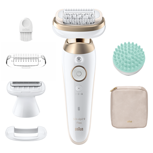 Braun Silk epil 9 Flex, белый - Эпилятор SES9071