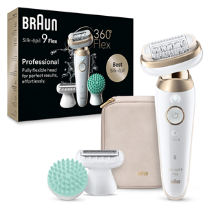 Braun Silk epil 9 Flex, valge - Epilaator