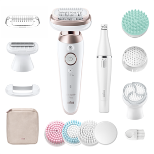 Braun Silk epil 9 Flex SkinSpa, valge - Epilaator