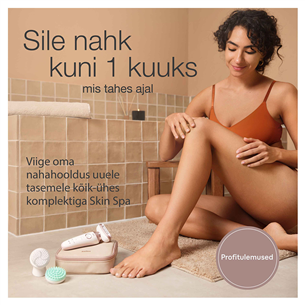 Braun Silk epil 9 Flex SkinSpa, valge - Epilaator