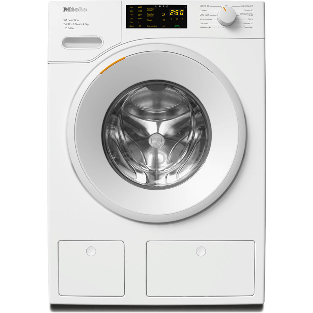 Miele, 125 Edition, 8 kg, sügavus 60 cm, 1400 p/min - Eestlaetav pesumasin
