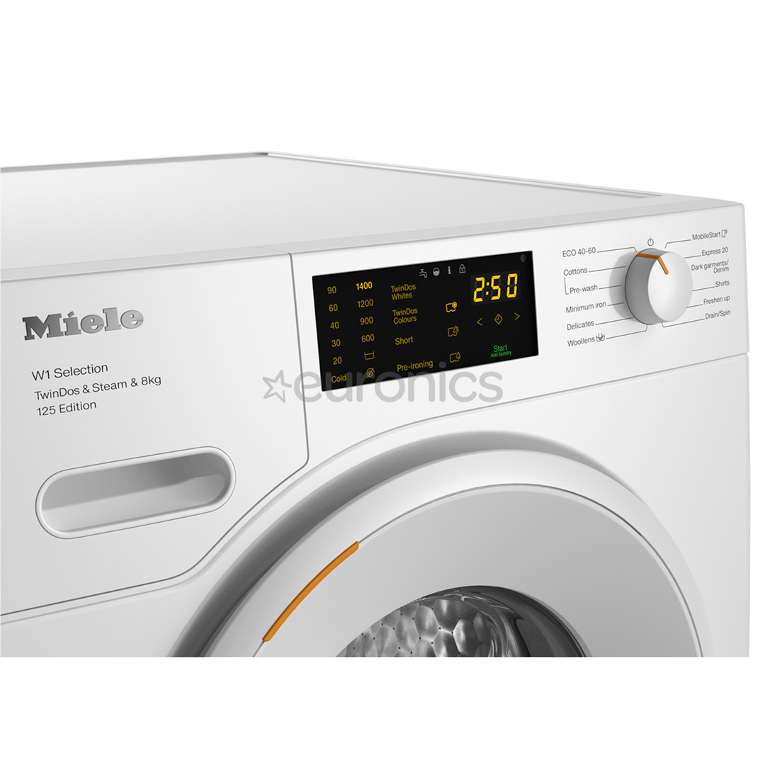 Miele, 125 Edition, 8 kg, sügavus 60 cm, 1400 p/min - Eestlaetav pesumasin