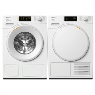 Miele, 125 Edition, 8 kg + 8 kg - Pesumasin + pesukuivati WSB683WCS+TSC663WP