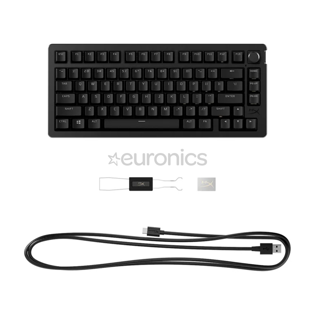 HyperX Alloy Rise 75, Linear, US, черный - Клавиатура