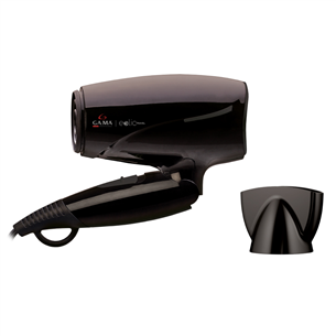 GA.MA Eolic Travel, 1600 W, black - Hair dryer GH0202