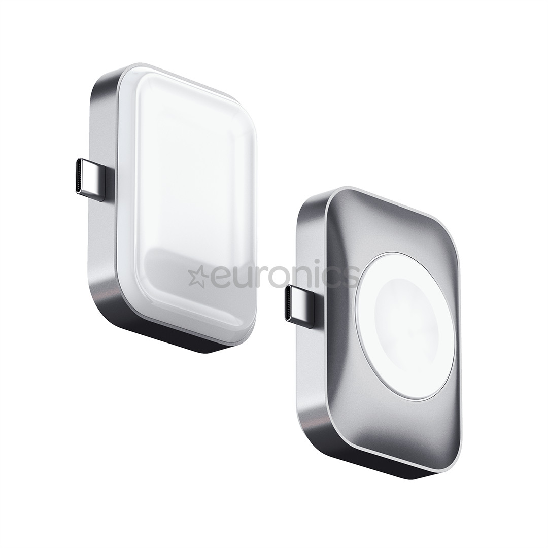 Satechi Dual Sided 2-in-1 USB-C Charger for Apple Watch and Airpods - Laadija