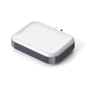 Satechi Dual Sided 2-in-1 USB-C Charger for Apple Watch and Airpods - Laadija