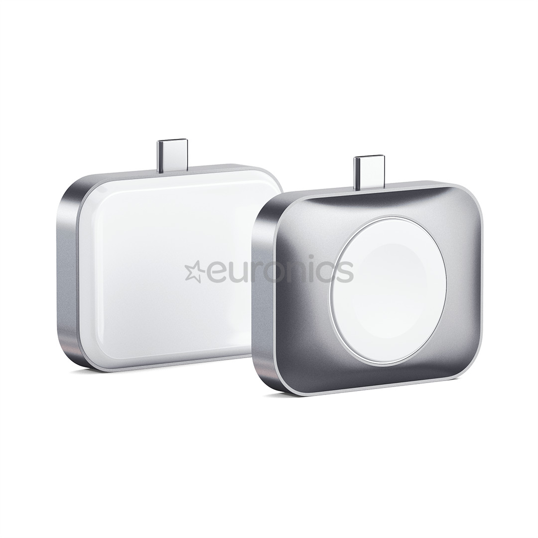 Satechi Dual Sided 2-in-1 USB-C Charger for Apple Watch and Airpods - Laadija