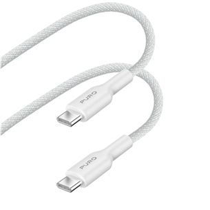 Puro Fabrik 2.0, USB-C, 240 W, 2 m, valge - Kaabel