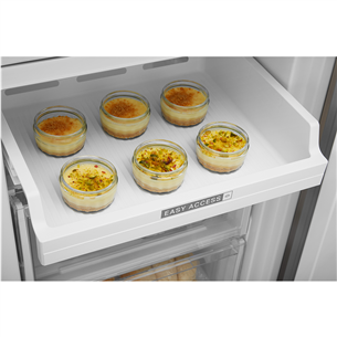 Whirlpool, NoFrost, 355 L, kõrgus 202 cm, roostevaba teras - Külmik