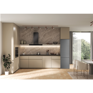 Whirlpool, NoFrost, 355 L, kõrgus 202 cm, roostevaba teras - Külmik