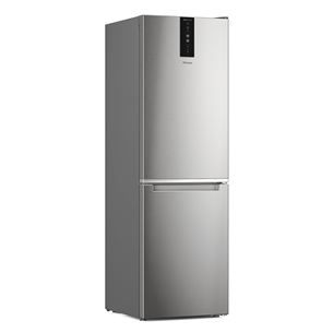 Whirlpool, NoFrost, 335 л, высота 192 см, нерж. сталь - Отдельностоящий холодильник