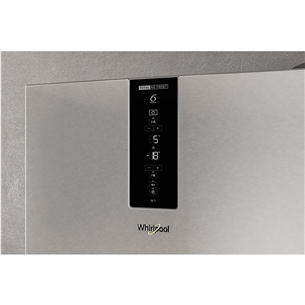 Whirlpool, NoFrost, 335 л, высота 192 см, нерж. сталь - Отдельностоящий холодильник