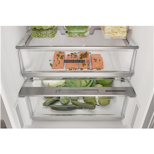 Whirlpool, NoFrost, 335 л, высота 192 см, нерж. сталь - Отдельностоящий холодильник