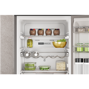Whirlpool, NoFrost, 335 л, высота 192 см, нерж. сталь - Отдельностоящий холодильник
