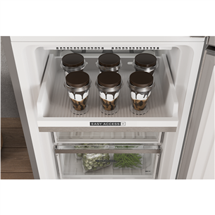 Whirlpool, NoFrost, 335 л, высота 192 см, нерж. сталь - Отдельностоящий холодильник