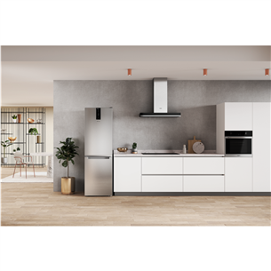 Whirlpool, NoFrost, 335 л, высота 192 см, нерж. сталь - Отдельностоящий холодильник