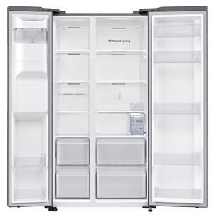 Samsung RS5000DC, NoFrost, 635 L, height 178 cm, inox - SBS Refrigerator