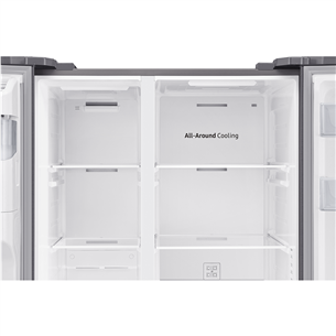 Samsung RS5000DC, NoFrost, 635 L, height 178 cm, inox - SBS Refrigerator
