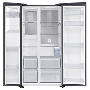 Samsung RS5000DC, NoFrost, 635 L, kõrgus 178 cm, must - SBS-Külmik