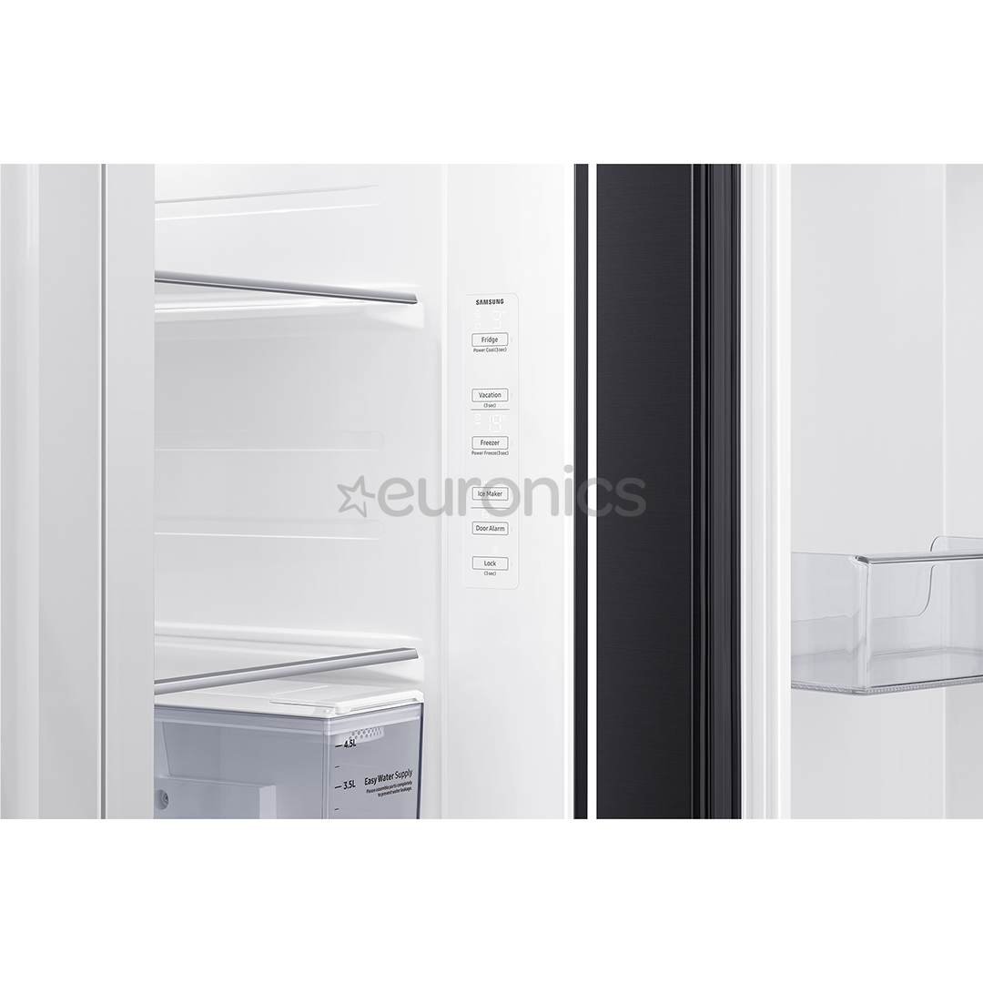 Samsung RS5000DC, NoFrost, 635 L, kõrgus 178 cm, must - SBS-Külmik