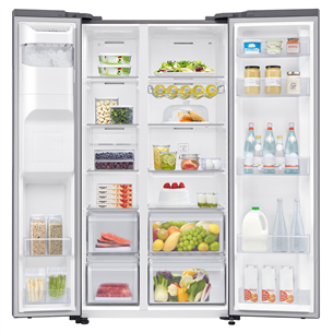 Samsung RS5000DC, NoFrost, 635 L, kõrgus 178 cm, roostevaba teras - SBS-Külmik