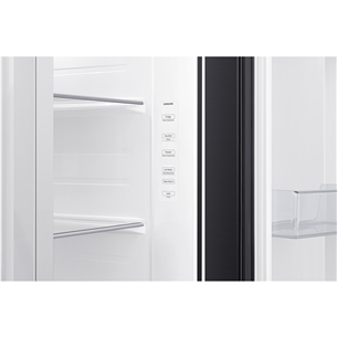 Samsung RS5000DC, NoFrost, 635 L, height 178 cm, black - SBS Refrigerator
