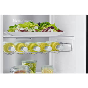 Samsung RS5000DC, NoFrost, 635 L, height 178 cm, black - SBS Refrigerator