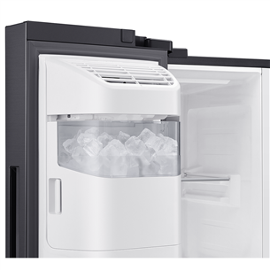 Samsung RS5000DC, NoFrost, 635 L, height 178 cm, black - SBS Refrigerator