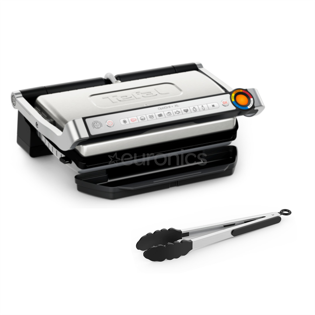 Tefal OptiGrill+ XL, 2000 W, stainless steel - Table grill