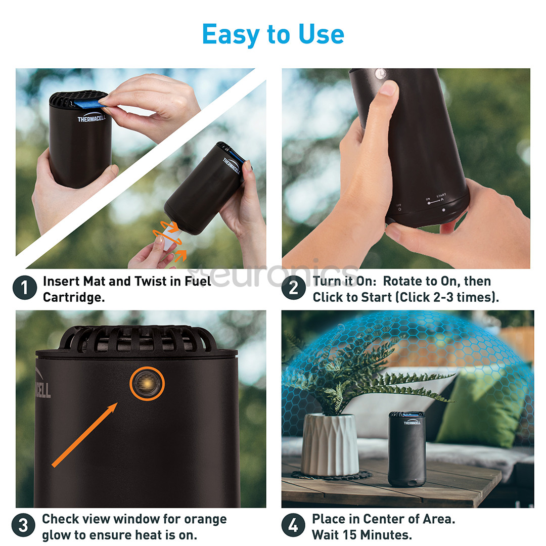 Thermacell Halo Mini, черный - Противомоскитный прибор