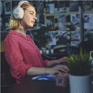 JBL Quantum 100M2, lilla - Juhtmega peakomplekt