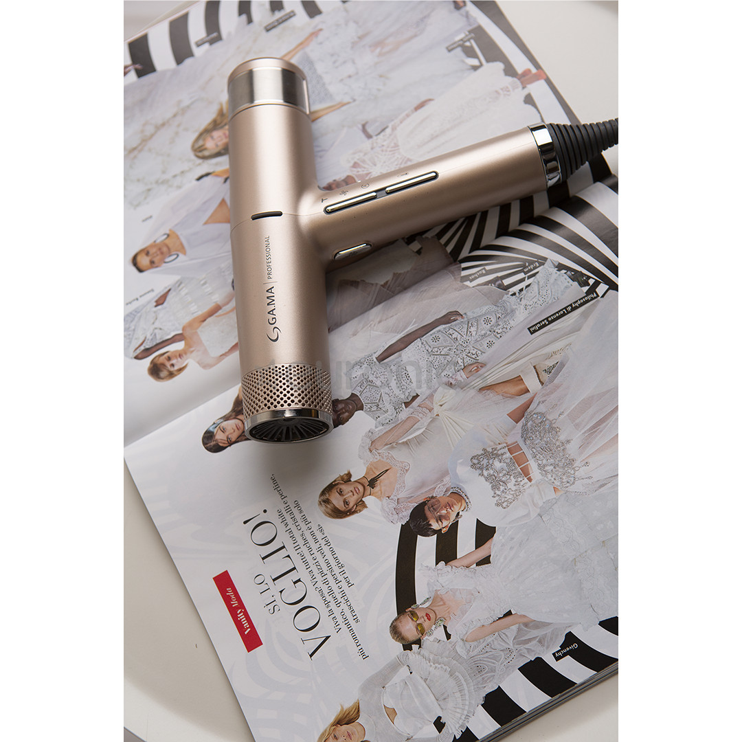 GA.MA iQ2 Perfetto, 1600 W, roosa kuld - Föön