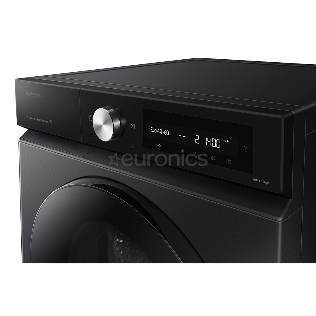 Samsung, SmartThings AI-energiarežiim, 11 kg, sügavus 60 cm, 1400 p/min, must - Eestlaetav pesumasin