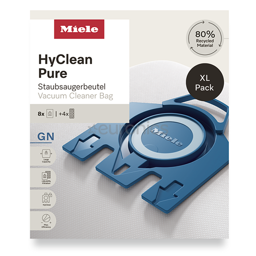 Miele HyClean Pure GN, XL-pakk, 8 tk - Tolmukotid