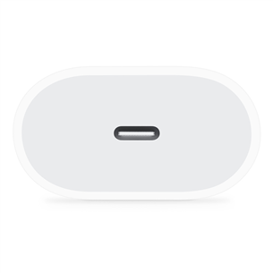 Apple USB-C Power Adapter, 20 W, valge - Vooluadapter