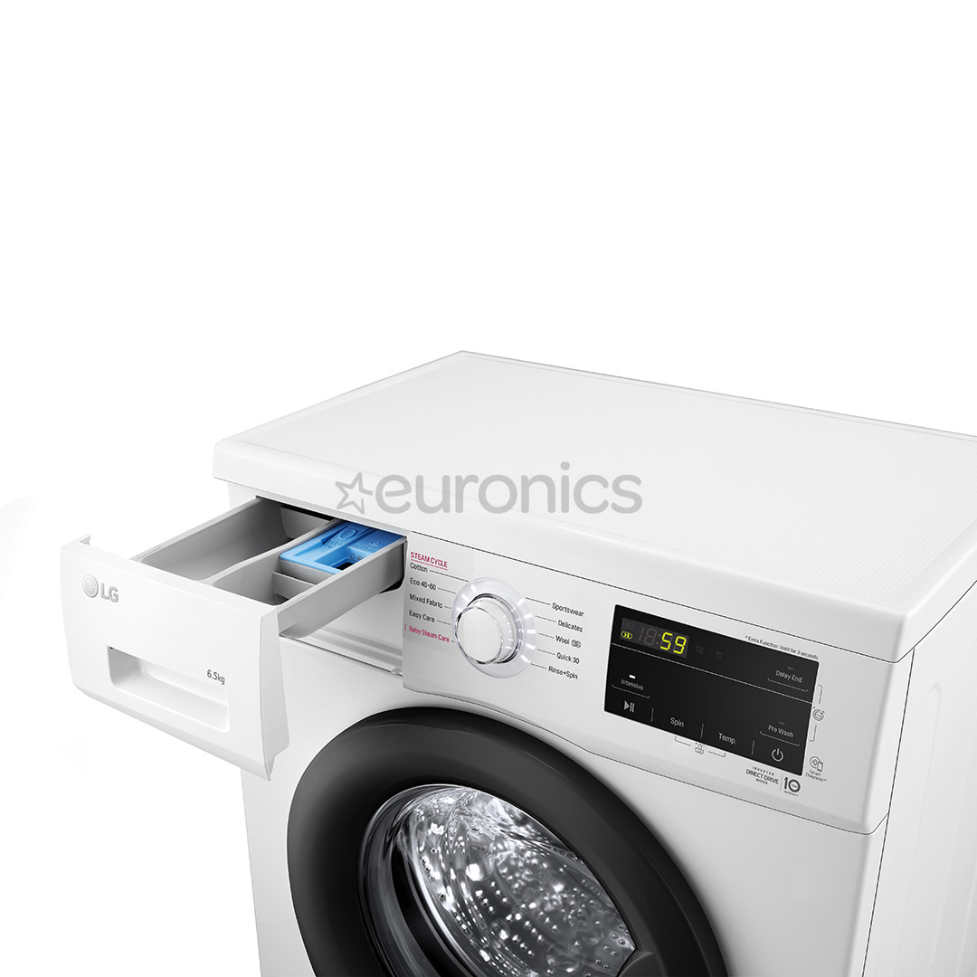 LG, 6.5 kg, depth 44 cm, 1200 rpm - Front load washing machine