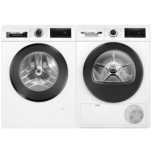 Bosch, Seeria 6, 9 kg + 9 kg - Pesumasin + Pesukuivati