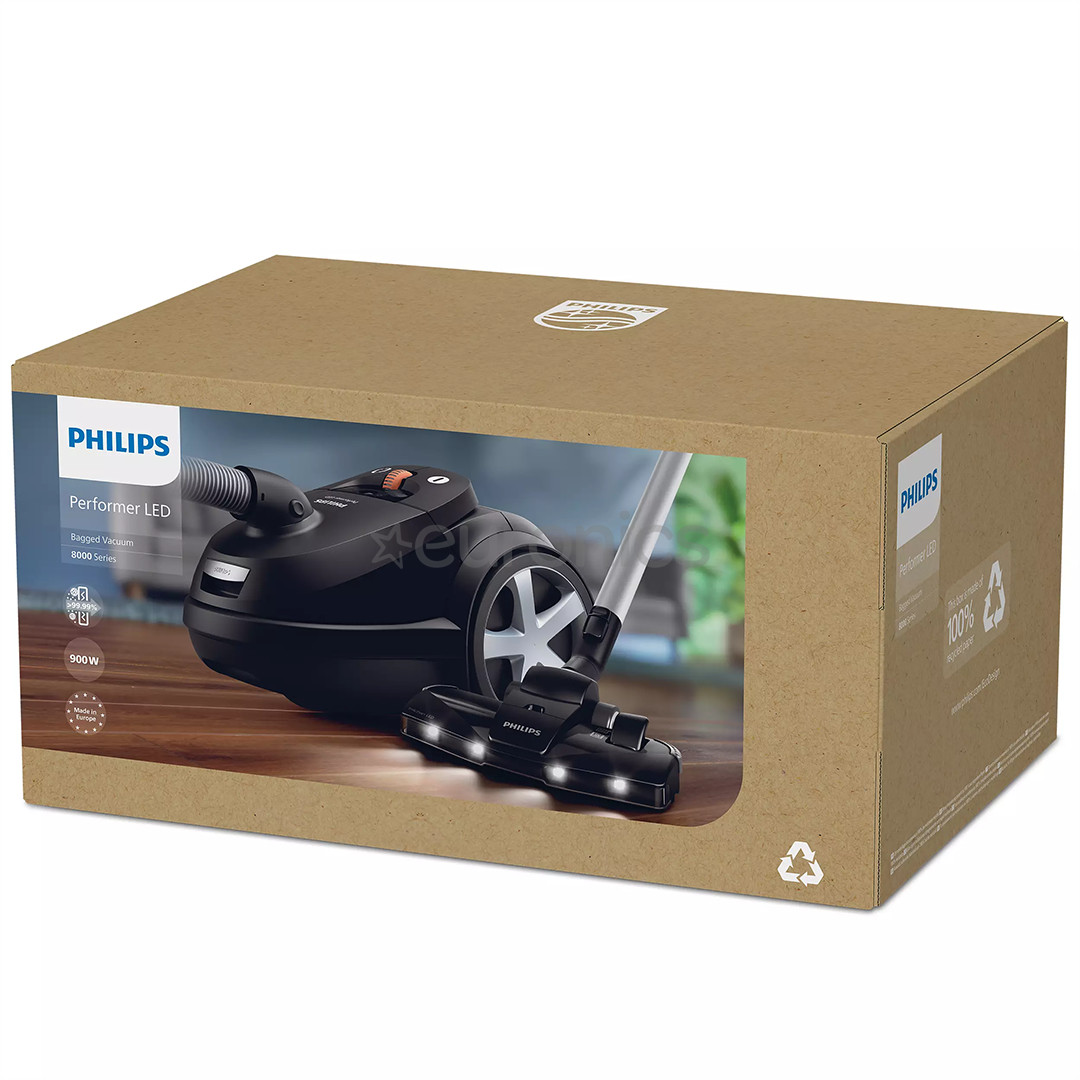 Philips Performer LED 8000 Series, 900 W, must - Tolmuimeja