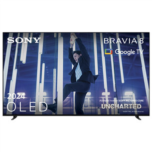 Sony Bravia 8, 65", 4K UHD, OLED, tumehall - Teler K65XR80PAEP