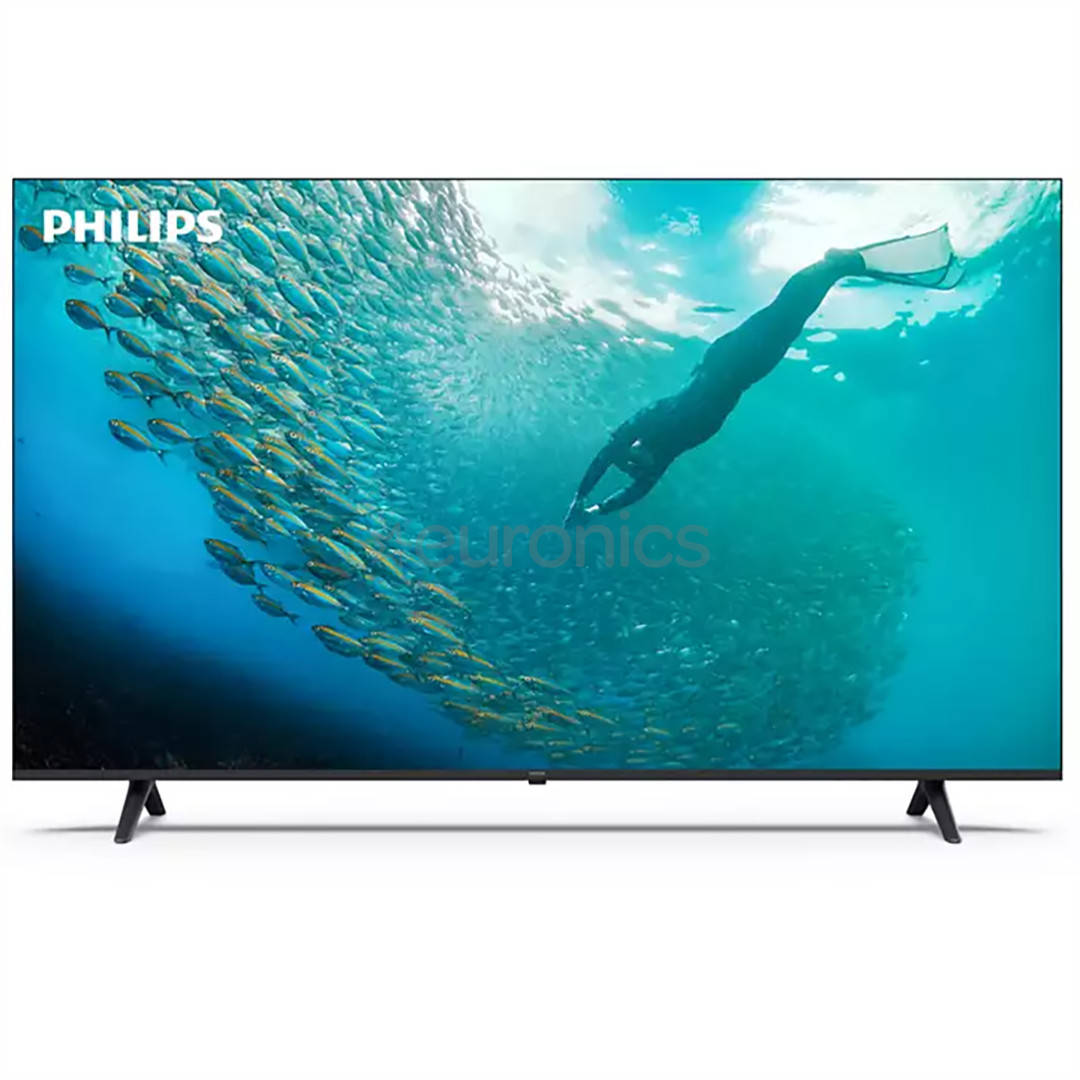 Philips PUS7009, 75'', 4K UHD, LED LCD, черный - Телевизор