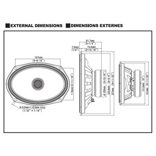 Alpine S2-S69 S-Series, 16 cm x 24 cm - Autokõlarid